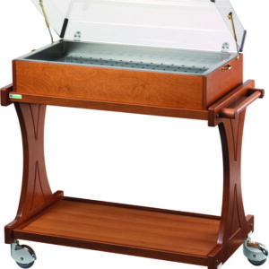 Carrello Refrigerato in Legno con Piastre Eutettiche 2 Piani CL2785 - 4