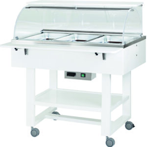 Carrello Termico a Bagnomaria 3 x GN 1/1 e Piano Appoggio - 2