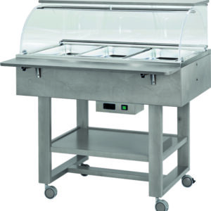 Carrello Termico a Bagnomaria 3 x GN 1/1 e Piano Appoggio - 4