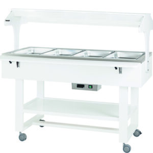 Espositore Termico a Bagnomaria 4 x GN 1/1 con Luce Neon - 2