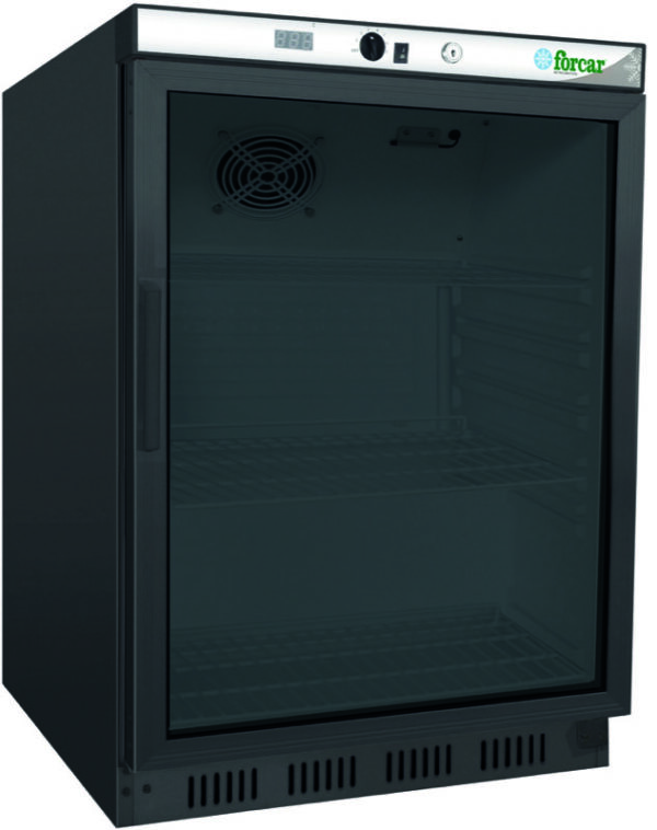 Espositore Refrigerato per Bibite Verticale con Vetro Nero