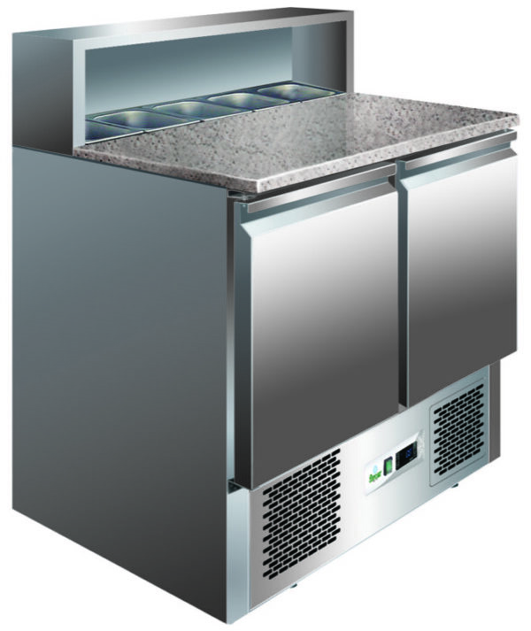 Saladette Refrigerata Statica Piano Granito
