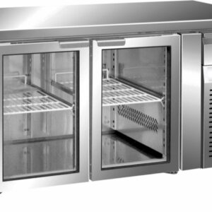 Tavolo Refrigerato Ventilato con Vetro - 1