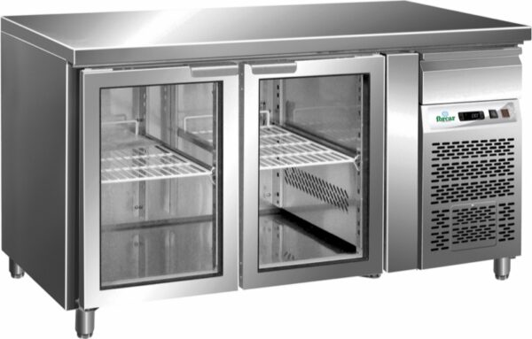 Tavolo Refrigerato Ventilato con Vetro