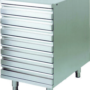 Cassettiera in Acciaio Inox per Banchi Pizza CAS7 - 1
