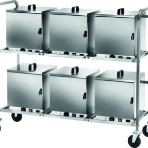 Carrello Portacassette Termiche per la Colazione 6 Posti CPC600 - 1