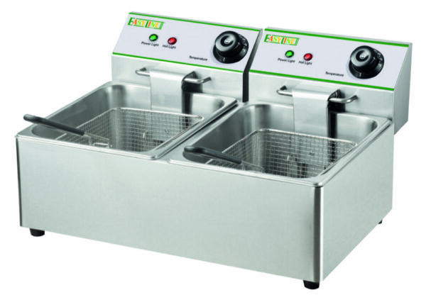 Friggitrice Elettrica Doppia Vasca 8+8 L FY88L
