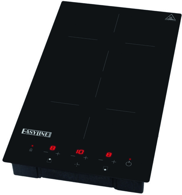 Piastra a Induzione Doppia 1800+1300 W da Incasso BT310T3