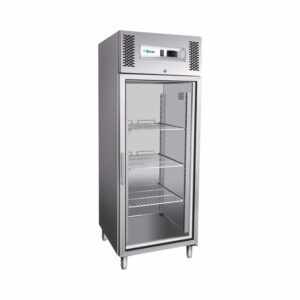 Armadio Refrigerato GN 2/1 Ventilato Negativo BT con Porta a Vetro 650 L G-GN650 - 1
