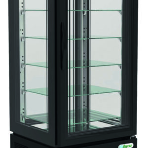 Vetrina Refrigerata 4 Lati Ventilata Negativo 431 L Nera G-LDC65LB - 1