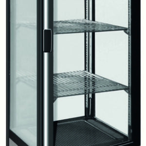 Vetrina Refrigerata 4 Lati Ventilata 235 L Nera G-LSC235B