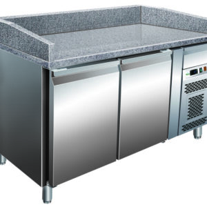 Banco Pizza Refrigerato Ventilato 390 L Inox e Granito G-PZ2600TN - 2