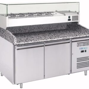 Banco Pizza Refrigerato Ventilato 390 L con 2 Porte G-PZ2600TN-FC - 2