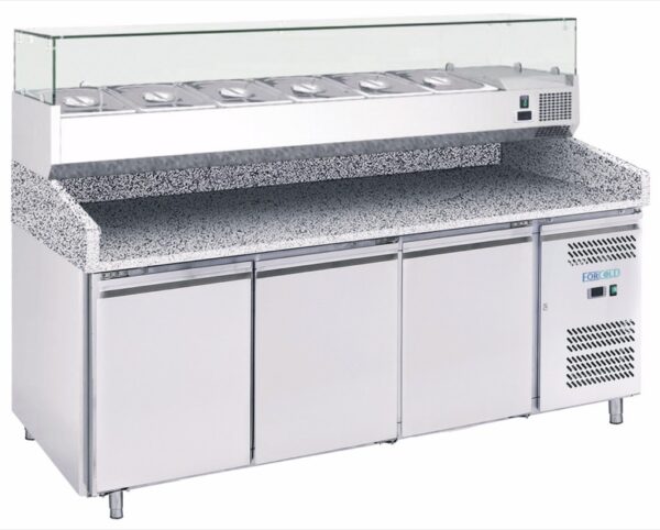 Banco Pizza Refrigerato Ventilato 580 L G-PZ3600TN-FC