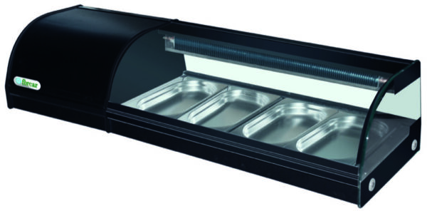 Vetrina Refrigerata per Sushi 4 Bacinelle GN 1/3 G-SSS1200