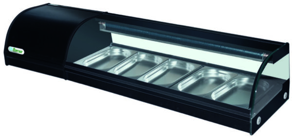 Vetrina Refrigerata per Sushi 5 Bacinelle GN 1/3 G-SSS1500
