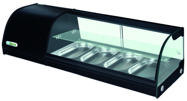 Vetrina Refrigerata per Tapas 4 Bacinelle GN 1/3 G-TS1200