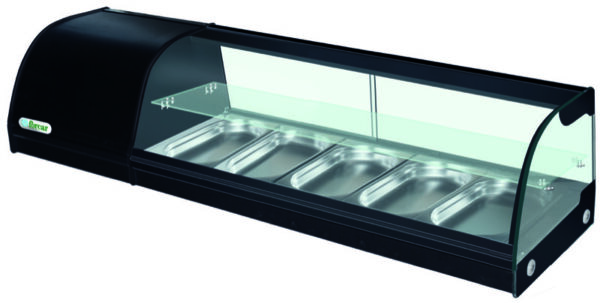 Vetrina Refrigerata per Tapas 5 Bacinelle GN 1/3 G-TS1500