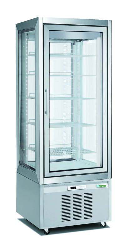 Vetrina Refrigerata 4 Lati 420 L Temperatura Positiva G-VGP420TN
