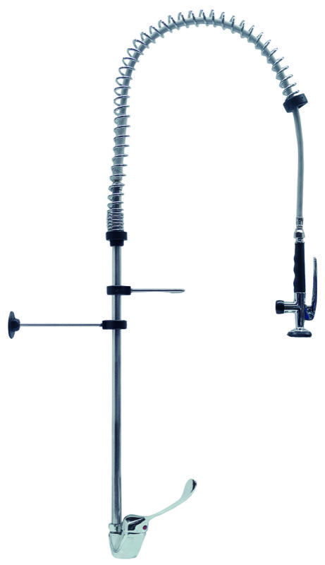Gruppo Doccia con Miscelatore Monoforo Leva Clinica h 1200 mm GDO120L