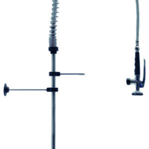 Gruppo Doccia con Miscelatore Monoforo h 1200 mm con Manopole Multigiro GDO120M