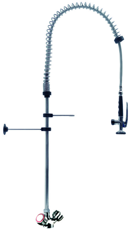 Gruppo Doccia con Miscelatore Monoforo h 1200 mm con Manopole Multigiro GDO120M