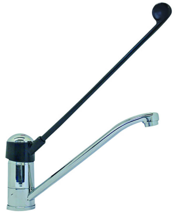 Miscelatore Monoforo con Leva Clinica in Plastica Nera MIS22LP