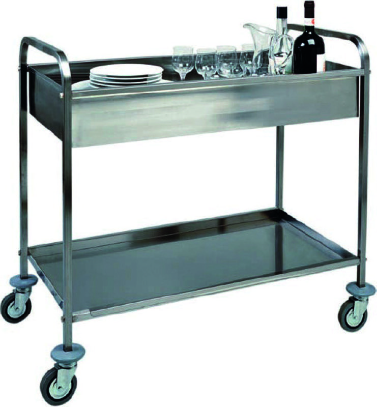 Carrello di Servizio per Sbarazzo 1 Vasca 150h