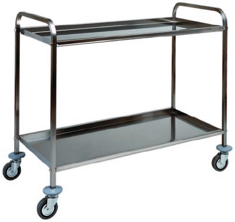 Carrello di Servizio Stampati 2 Piani 100x70 cm