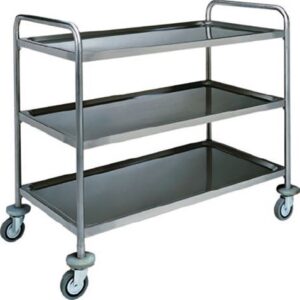 Carrello di Servizio Stampati 3 Piani 128x70 cm