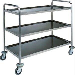Carrello di Servizio Stampati 3 Piani 128x70 cm - 1