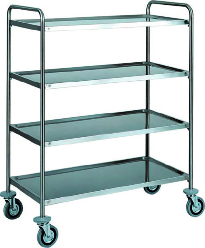 Carrello di Servizio Stampati 4 Piani 90x60 cm