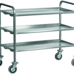 Carrello di Servizio Trasporto Pesante 3 Piani 112x67 cm - 1