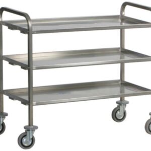 Carrello di Servizio Trasporto Pesante 3 Piani 92x67 cm - 3