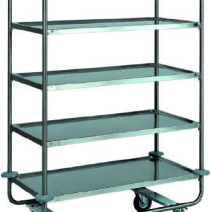 Carrello di Servizio Trasporto Pesante 5 Piani 110x60 cm - 1