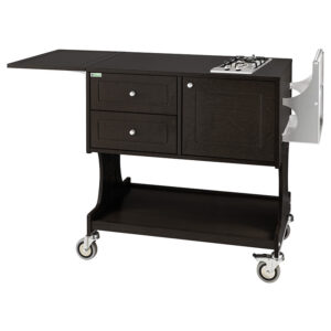 Carrello Flambé 2 Fuochi Legno Castagno CL2750 - 1