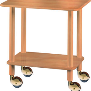 Carrello Guéridon 70x50 cm Legno Massello Finitura CL903 - 9