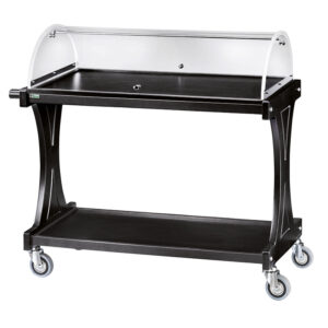 Carrello in Legno 2 Piani con Cupola Semicircolare CL2260 - 1