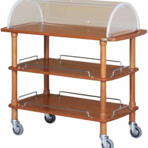 Carrello in Legno 3 Piani con Cupola Semicircolare CLC2013 - 1