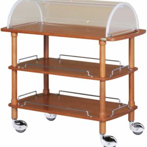 Carrello in Legno 3 Piani con Cupola Semicircolare CLC2013 - 7