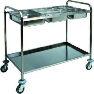 Carrello Portabacinelle 3xGN1/1 6xGN1/2 9xGN1/3 110x62 cm - 1