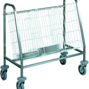 Carrello Portapiatti 100 Piatti con Frenate - 2