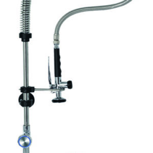 Gruppo Doccia con Miscelatore Monoforo h 1200 mm Manopole Multigiro e Rubinetto