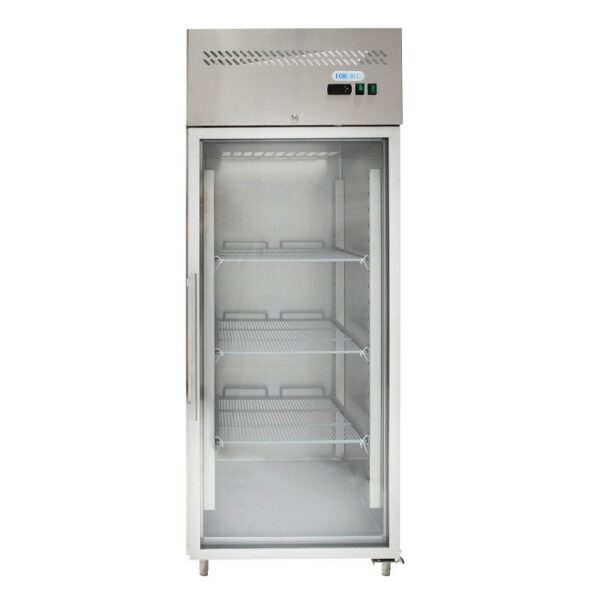 Armadio Refrigerato Ventilato con Porta Vetro 650 L Positivo M-GN650TNG-FC