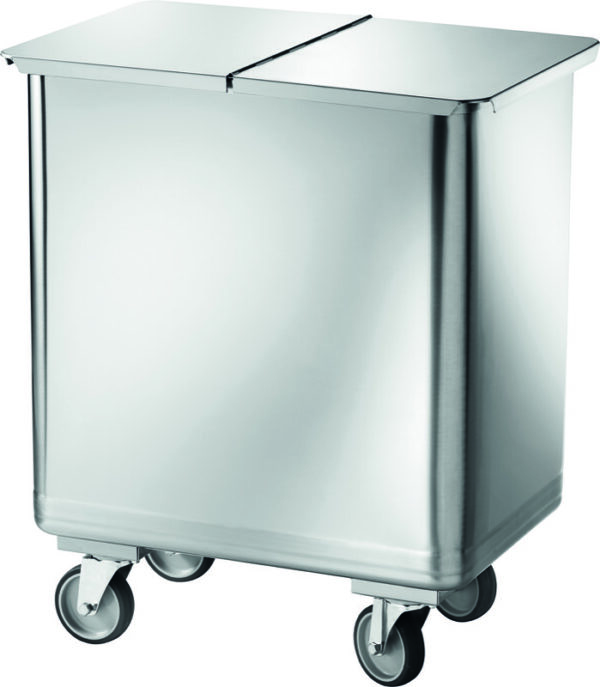 Tramoggia su Ruote in Acciaio Inox 115 L AV4666