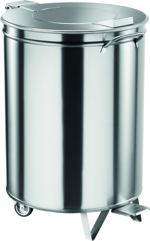 Portarifiuti Carrellato con Pedale 100 L AV4668