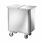 Tramoggia su Ruote con Divisorio 115 L AV4680