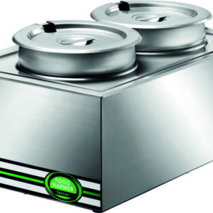 Tavola Calda a Bagnomaria con 2 Pentole da 8 L 1200W BMP7720