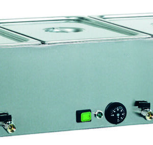 Tavola Calda a Bagnomaria 3 x GN 1/1 150h con Scarico Temperature Differenziate