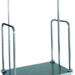 Carrello Portavaligie e Portabiti Inox con Base Lamiera PVI4024